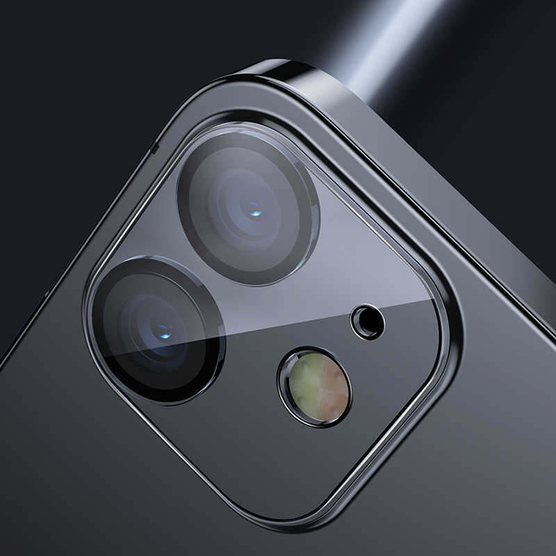 Apple iPhone 12 Mini Benks İntegrated Kamera Lens Koruyucu Cam Renksiz
