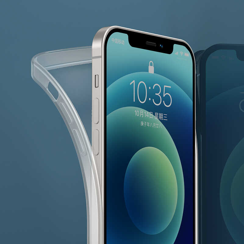 Apple iPhone 12 Mini Benks Matte Electroplated TPU Kapak Renksiz