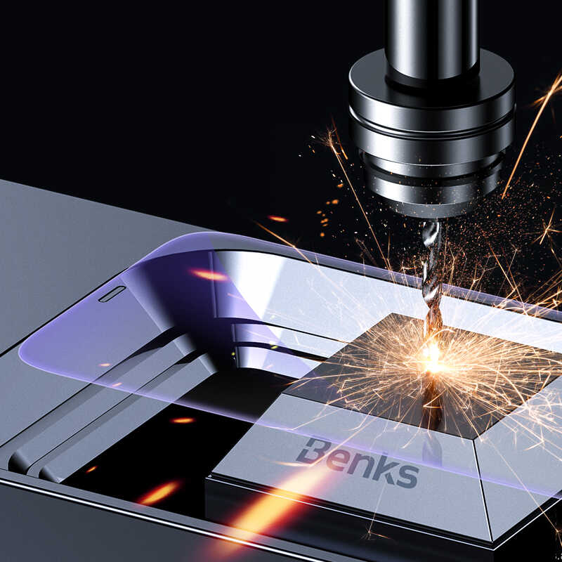 Apple iPhone 12 Mini Benks OKR Plus Anti-Bluelight Ekran Koruyucu Renksiz