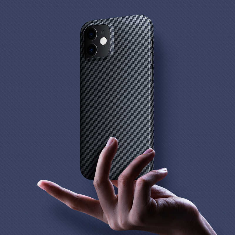Apple iPhone 12 Mini Kılıf Benks Aramid Kapak Siyah