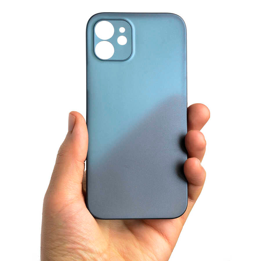 Apple iPhone 12 Mini Kılıf Benks Lollipop Protective Kapak Saks Mavi