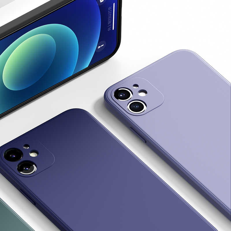 Apple iPhone 12 Mini Kılıf Benks Painting TPU Kapak Koyu Yeşil