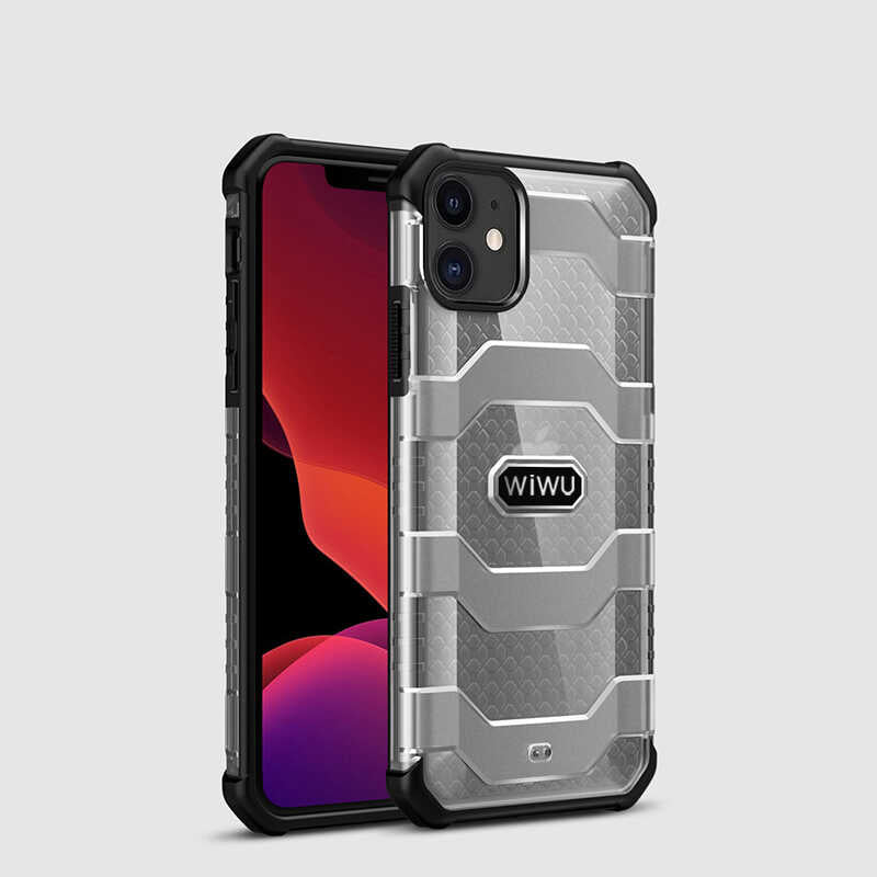 Apple iPhone 12 Mini Kılıf Wiwu Voyager Kapak Kırmızı