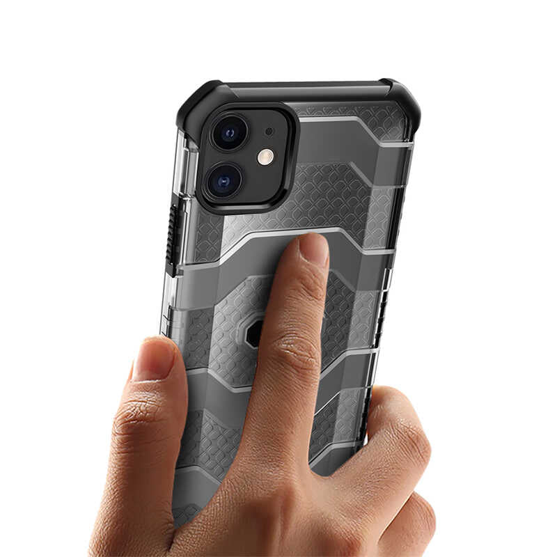 Apple iPhone 12 Mini Kılıf Wiwu Voyager Kapak Mavi