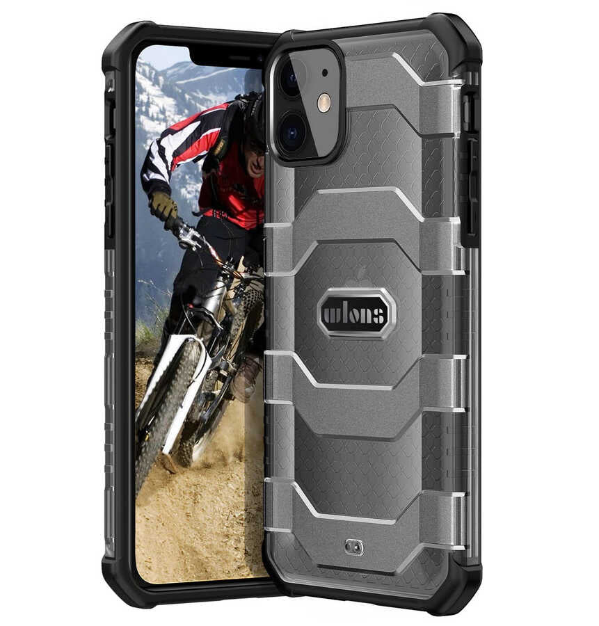 Apple iPhone 12 Mini Kılıf Wlons Mit Kapak Koyu Yeşil