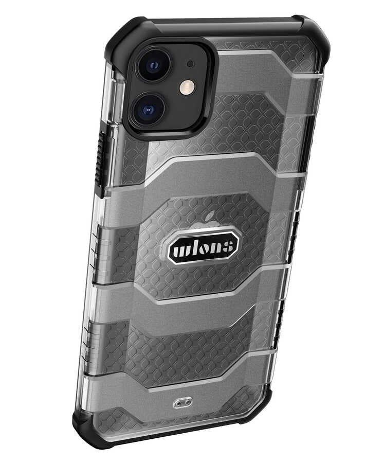 Apple iPhone 12 Mini Kılıf Wlons Mit Kapak Siyah