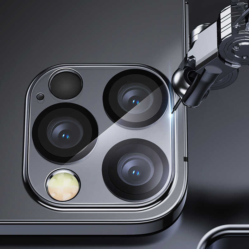 Apple iPhone 12 Pro Benks İntegrated Kamera Lens Koruyucu Cam Renksiz