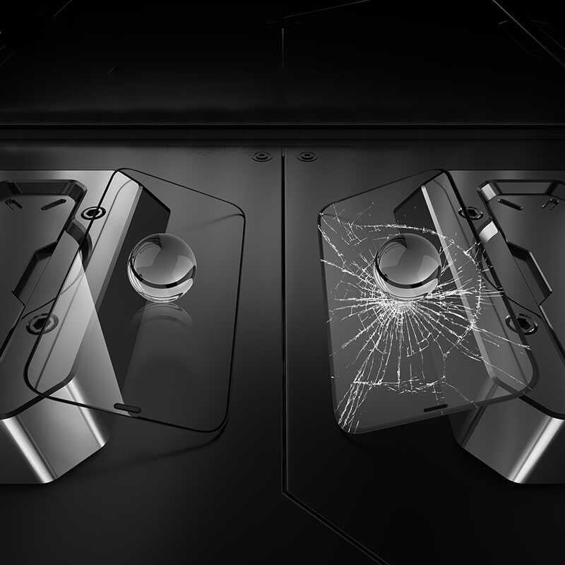 Apple iPhone 12 Pro Benks KingKong Corning Glass Temperli Cam Ekran Koruyucu Siyah