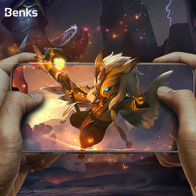 Apple iPhone 12 Pro Benks V Pro Plus Şeffaf Ekran Koruyucu Siyah