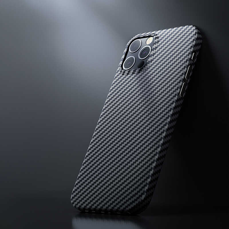 Apple iPhone 12 Pro Kılıf Benks Aramid Kapak Siyah