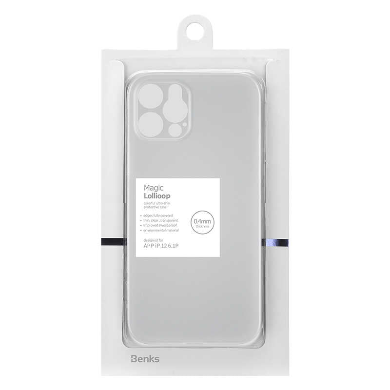 Apple iPhone 12 Pro Kılıf Benks Lollipop Protective Kapak Beyaz