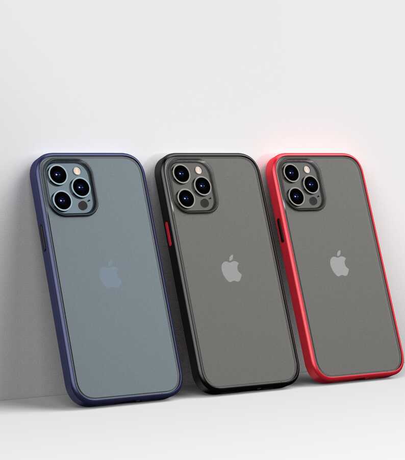 Apple iPhone 12 Pro Kılıf Benks Magic Smooth Drop Resistance Kapak Kırmızı