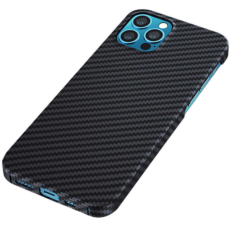 Apple iPhone 12 Pro Kılıf Benks MFİ M-safe Magnetic Aramid Kapak Siyah