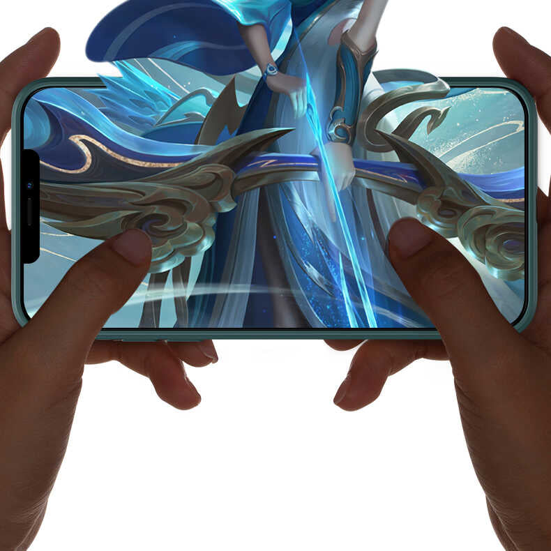 Apple iPhone 12 Pro Kılıf Benks Painting TPU Kapak Beyaz