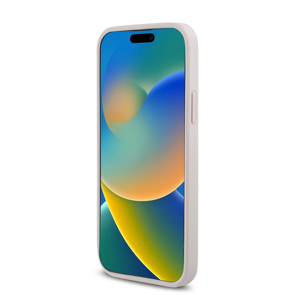 Apple iPhone 12 Pro Kılıf Guess Orjinal Lisanslı M-safe Şarj Özellikli Small 4G Classic Kapak Siyah