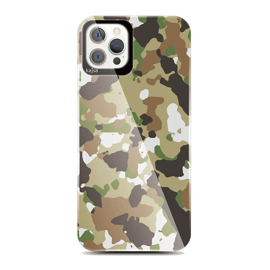 Apple iPhone 12 Pro Kılıf Kajsa Camo Kapak NO2