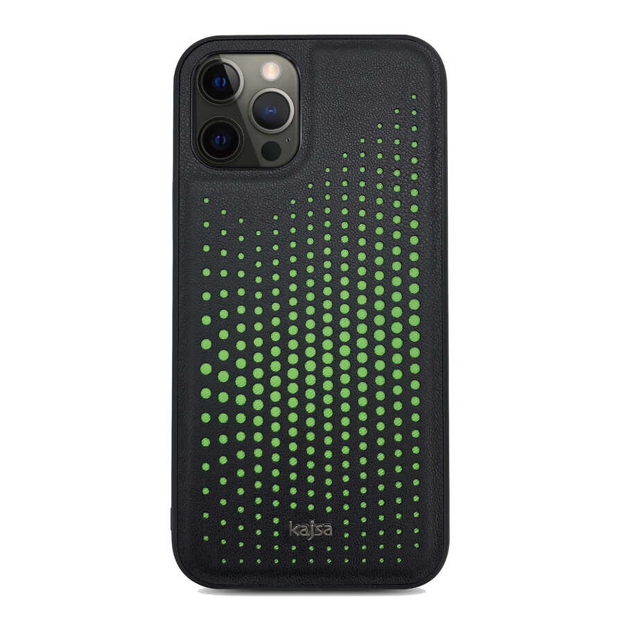 Apple iPhone 12 Pro Kılıf Kajsa Splendid Serisi Circle Kapak Bordo