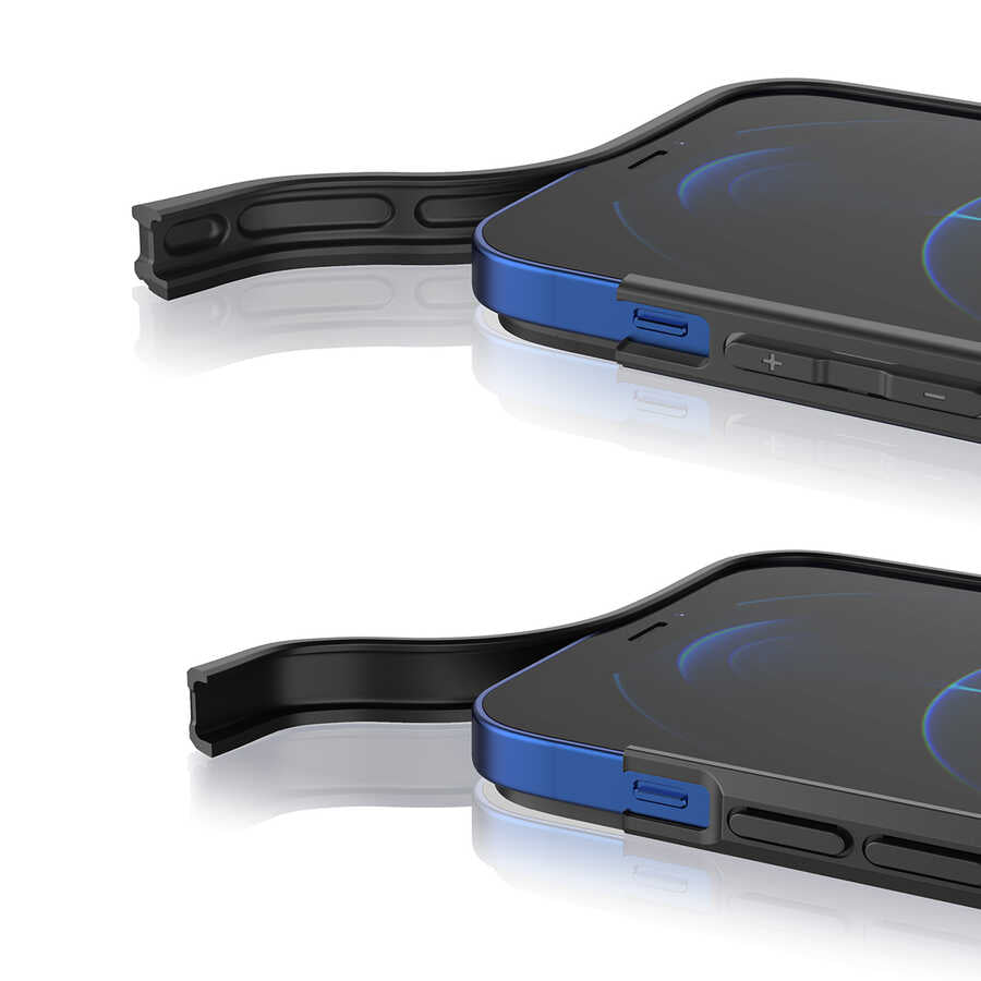 Apple iPhone 12 Pro Kılıf Wlons Hill Kapak Açık Yeşil