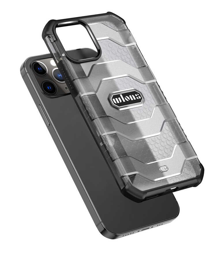 Apple iPhone 12 Pro Kılıf Wlons Mit Kapak Kırmızı