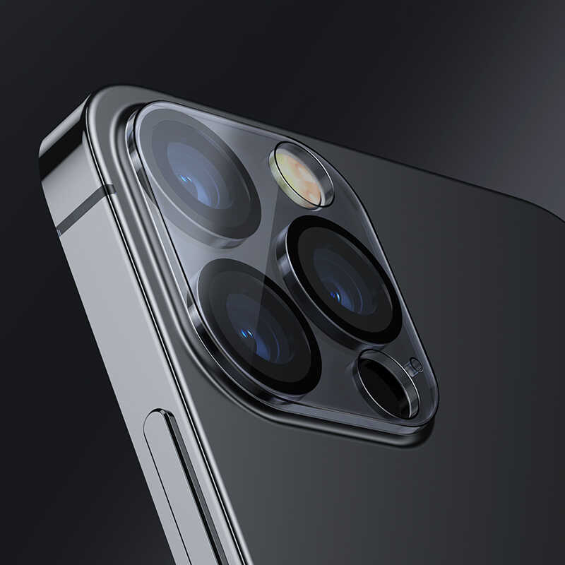 Apple iPhone 12 Pro Max Benks İntegrated Kamera Lens Koruyucu Cam Renksiz