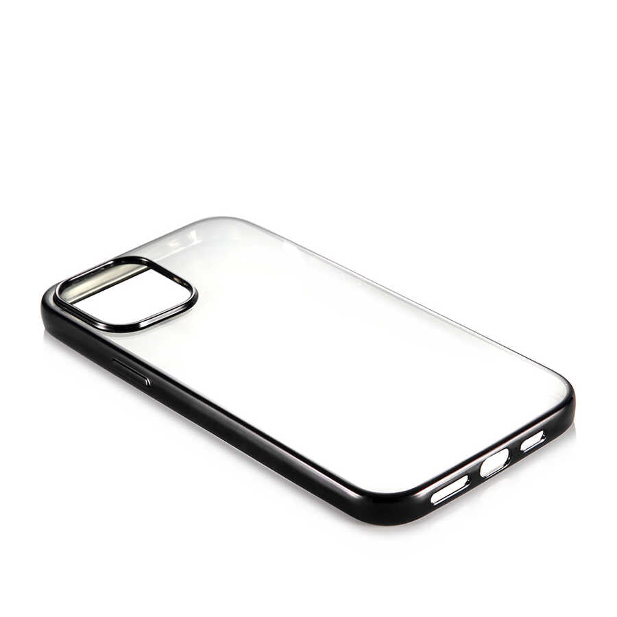Apple iPhone 12 Pro Max Benks Magic Glitz Ultra-Thin Transparent Protective Soft Kapak Koyu Yeşil