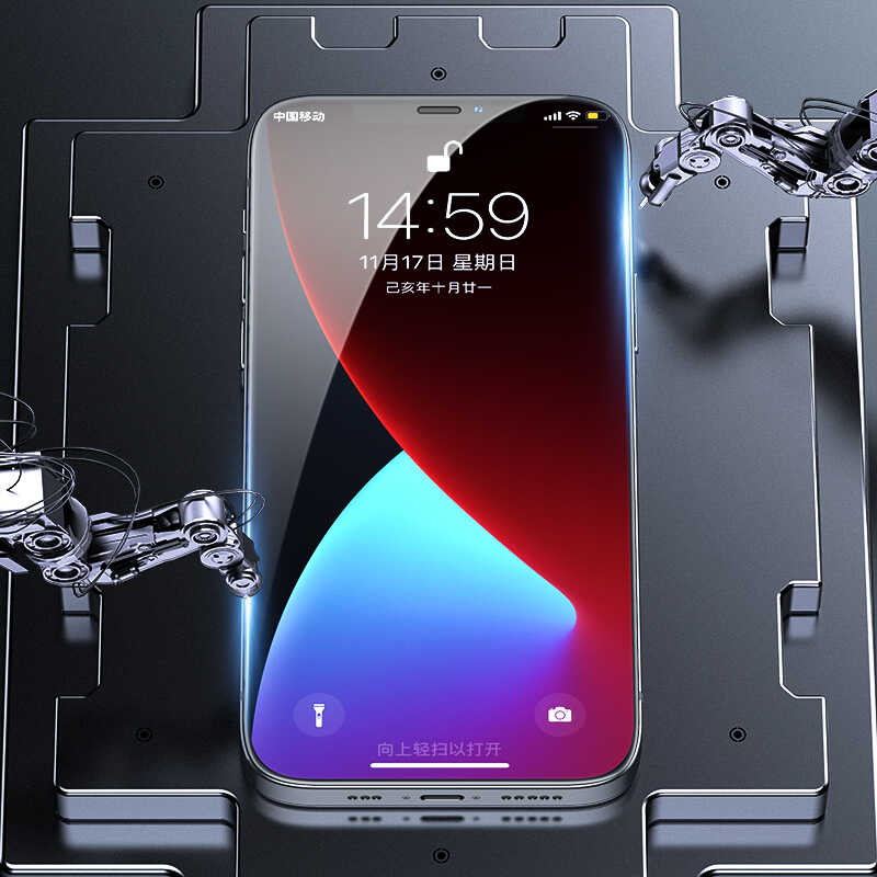 Apple iPhone 12 Pro Max Benks OKR+Dust Proof Ekran Koruyucu Renksiz