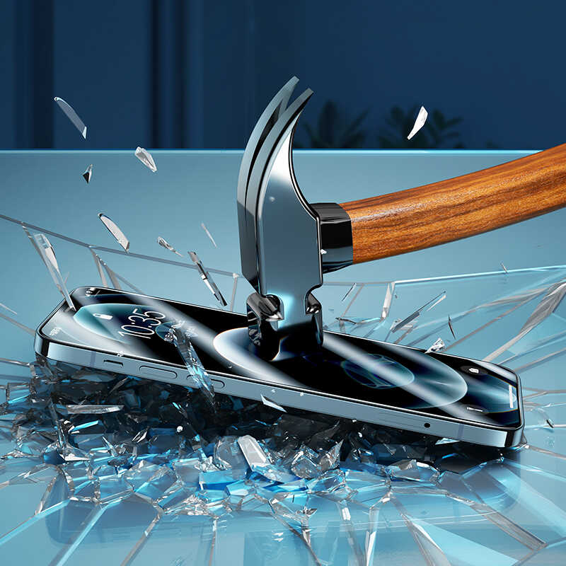 Apple iPhone 12 Pro Max Benks Schott Glass Ekran Koruyucu Renksiz