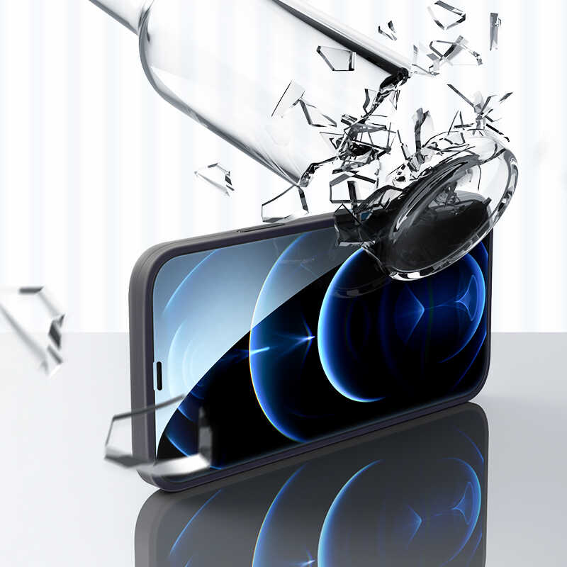 Apple iPhone 12 Pro Max Kılıf Benks Full Covered 360 Protective Kapak Mavi