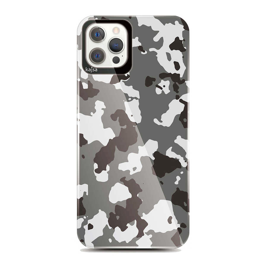 Apple iPhone 12 Pro Max Kılıf Kajsa Camo Kapak NO1