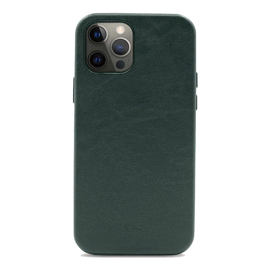 Apple iPhone 12 Pro Max Kılıf Kajsa Crazy Horse Kapak Bordo