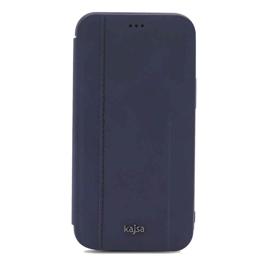 Apple iPhone 12 Pro Max Kılıf Kajsa Dale Serisi Parallel PU Folio Kapaklı Kılıf Yeşil