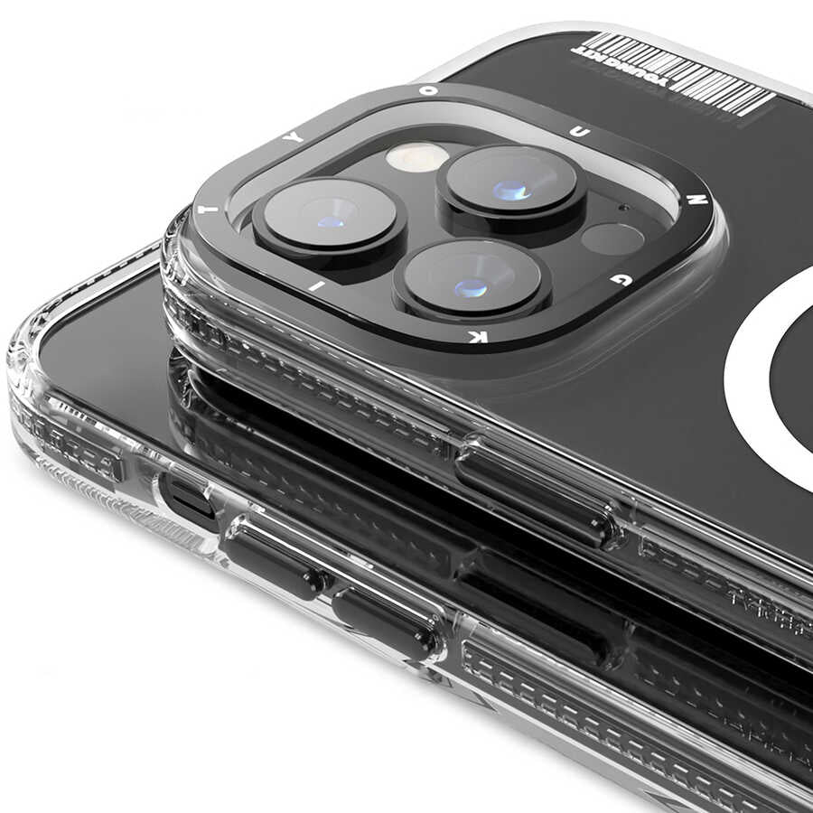 Apple iPhone 12 Pro Max Kılıf M-safe Şarj Özellikli YoungKit Exquisite Serisi Kapak Siyah
