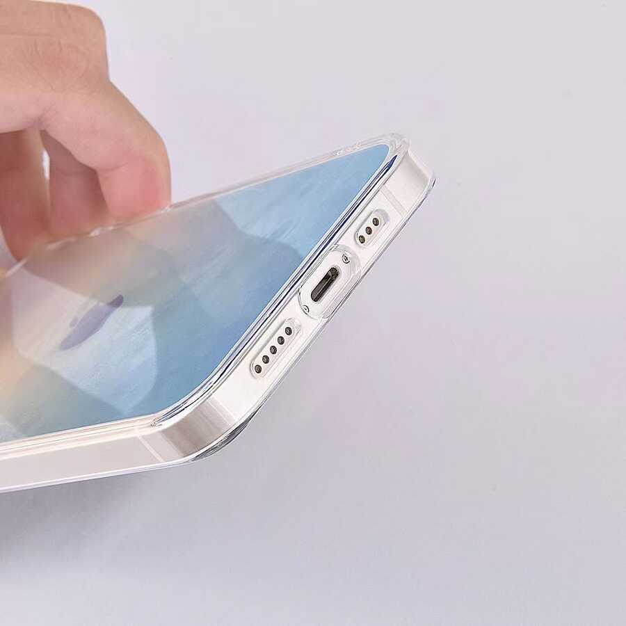 Apple iPhone 12 Pro Max Kılıf Wiwu Chameleon Glass Kapak Pembe