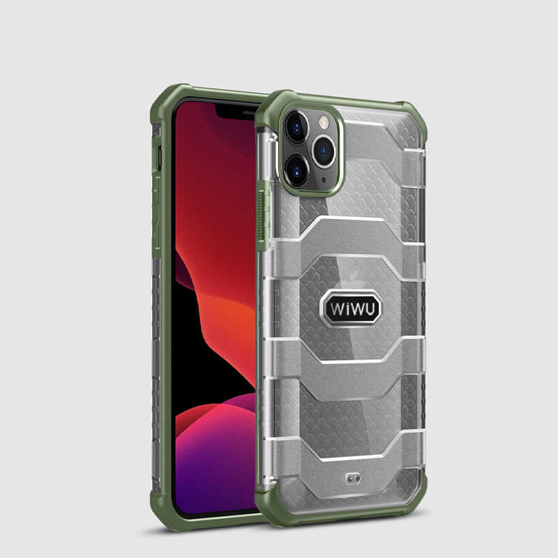 Apple iPhone 12 Pro Max Kılıf Wiwu Voyager Kapak Siyah