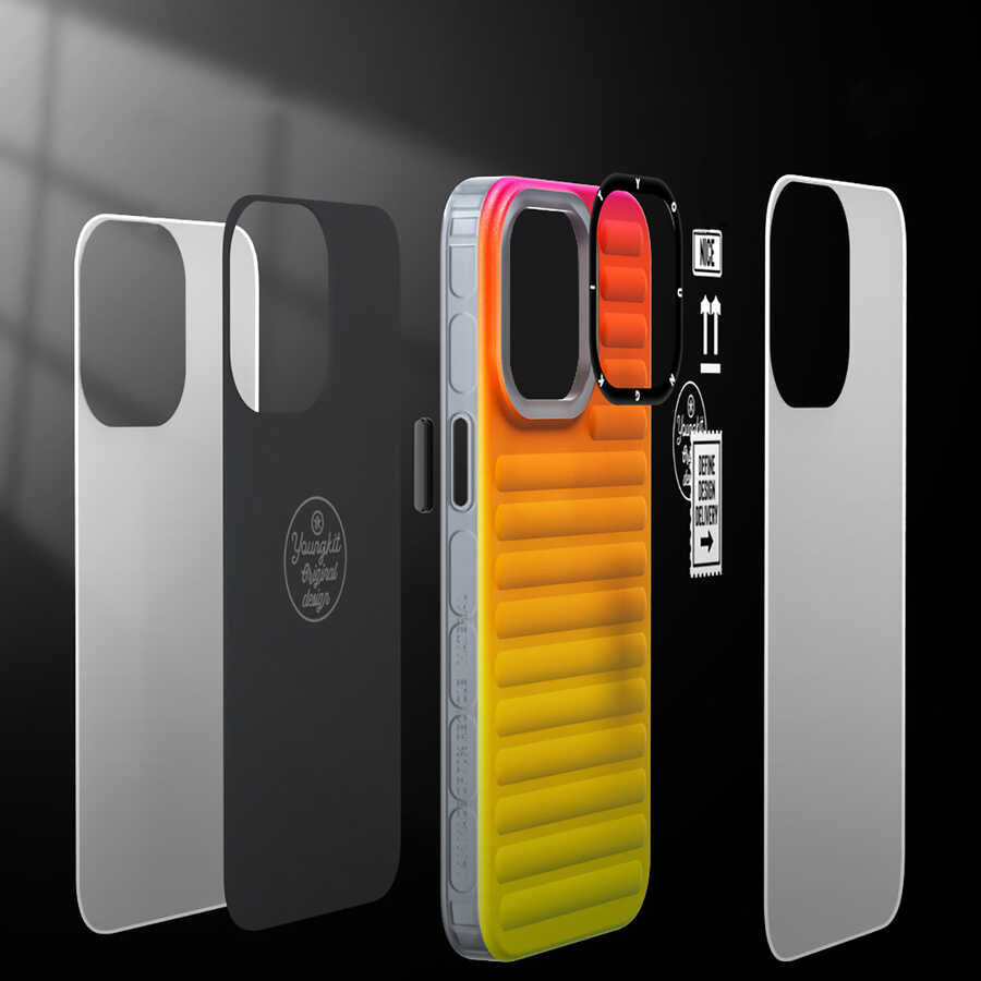 Apple iPhone 12 Pro Max Kılıf YoungKit The Secret Color Serisi Kapak Mor