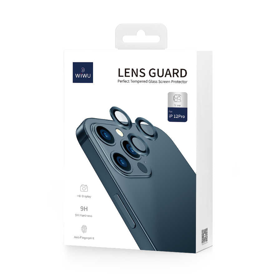 Apple iPhone 12 Pro Max Wiwu Lens Guard Gümüş
