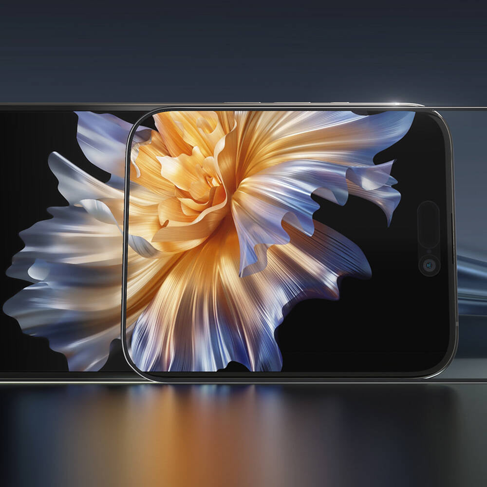 Apple iPhone 12 Wiwu Wi-SQ009 Easy Install iPrivacy 360° Anti-Peep Oleofobik Temperli Cam Ekran Koruyucu + Kolay Uygulama Aparatlı Siyah