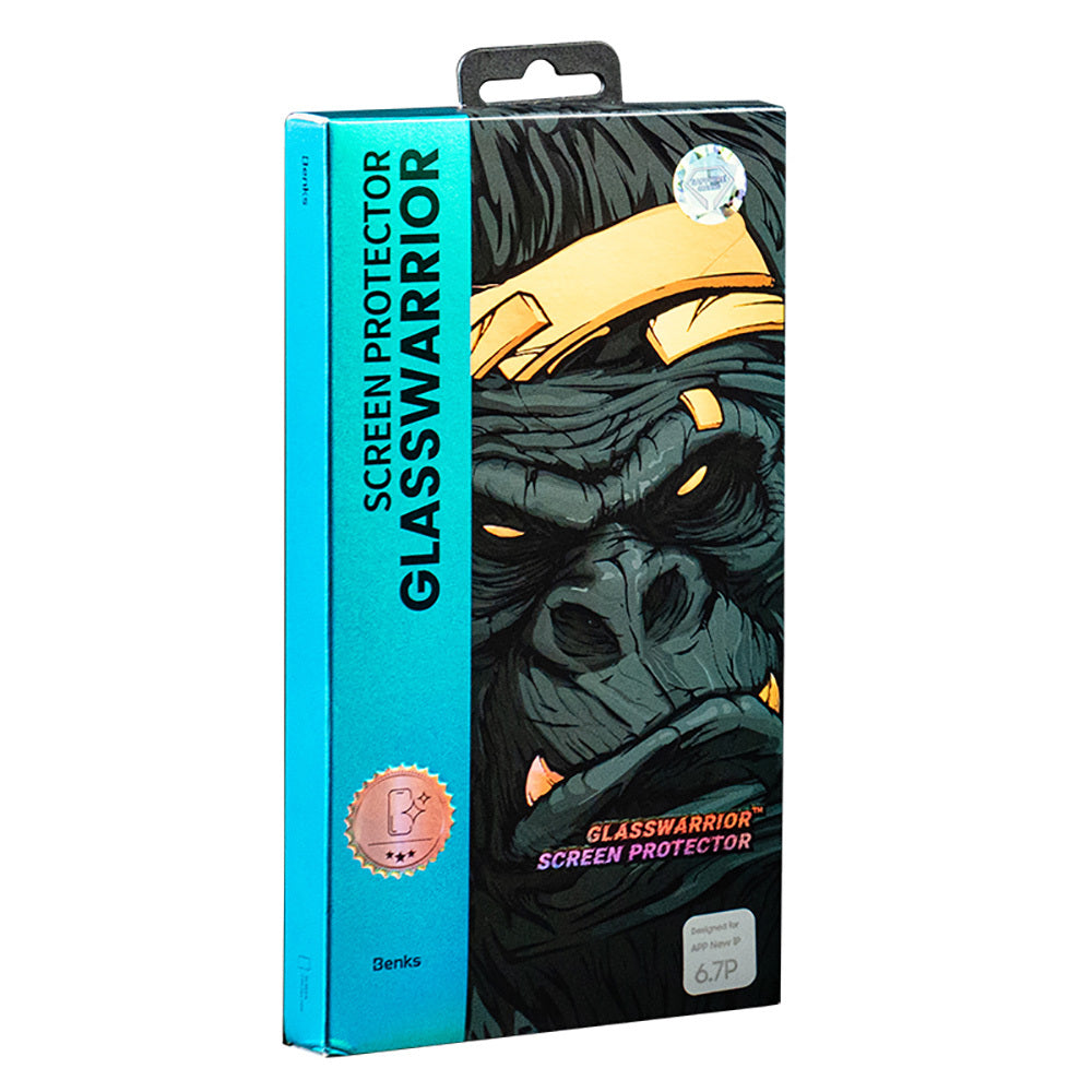 Apple iPhone 13 Benks Glass Warrior Cam Ekran Koruyucu Siyah