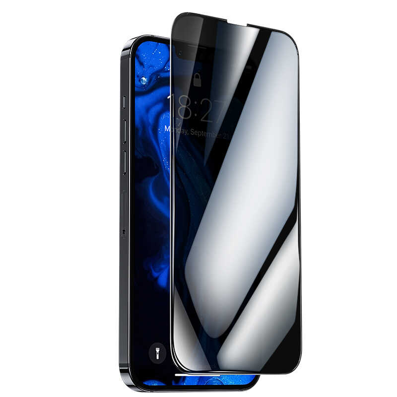 Apple iPhone 13 Benks Little KingKong Privacy Cam Ekran Koruyucu Siyah