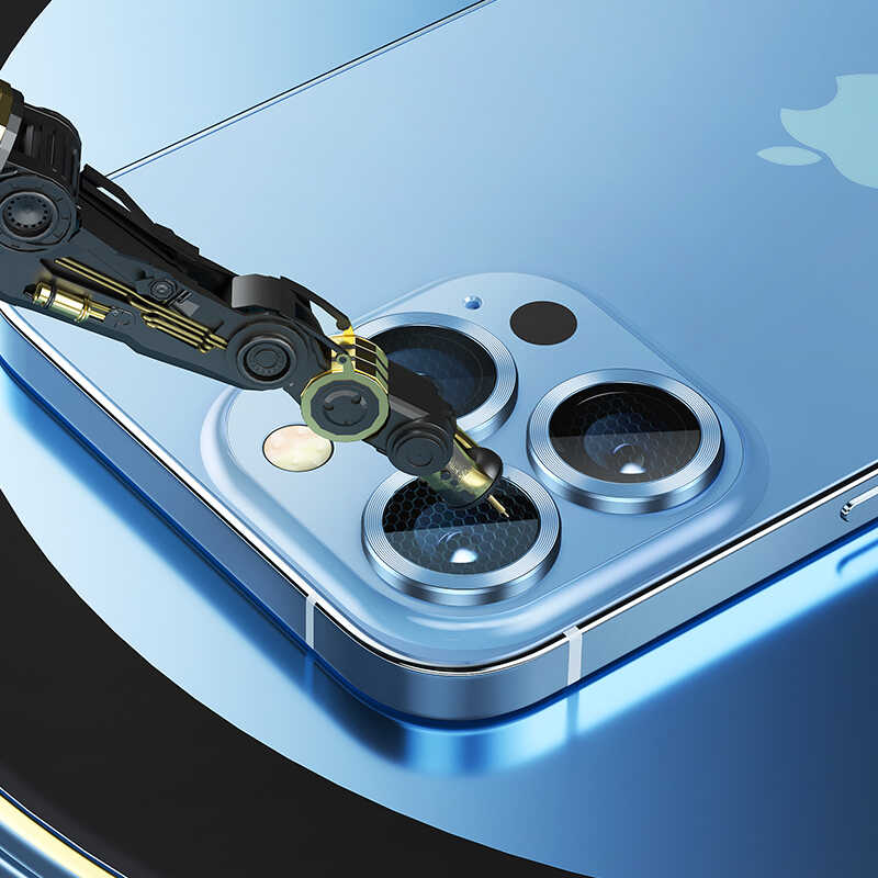 Apple iPhone 13 Benks New KR Kamera Lens Koruyucu Kırmızı