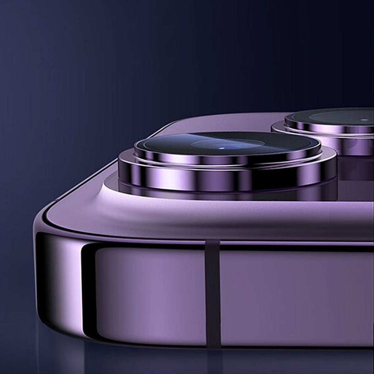 Apple iPhone 13 Go Des CL-10 Kamera Lens Koruyucu Kırmızı