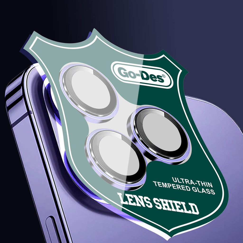 Apple iPhone 13 Go Des CL-10 Kamera Lens Koruyucu Koyu Yeşil