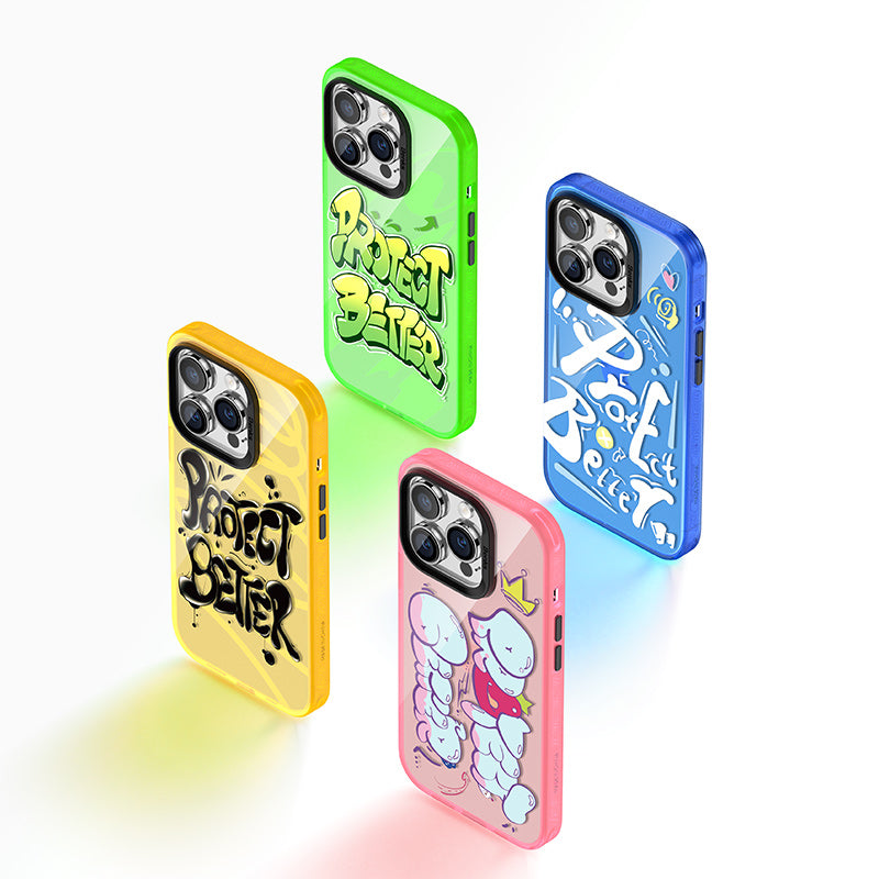 Apple iPhone 13 Kılıf Airbagli TPU Yazı Temalı Benks Dynamic New Kapak Pembe