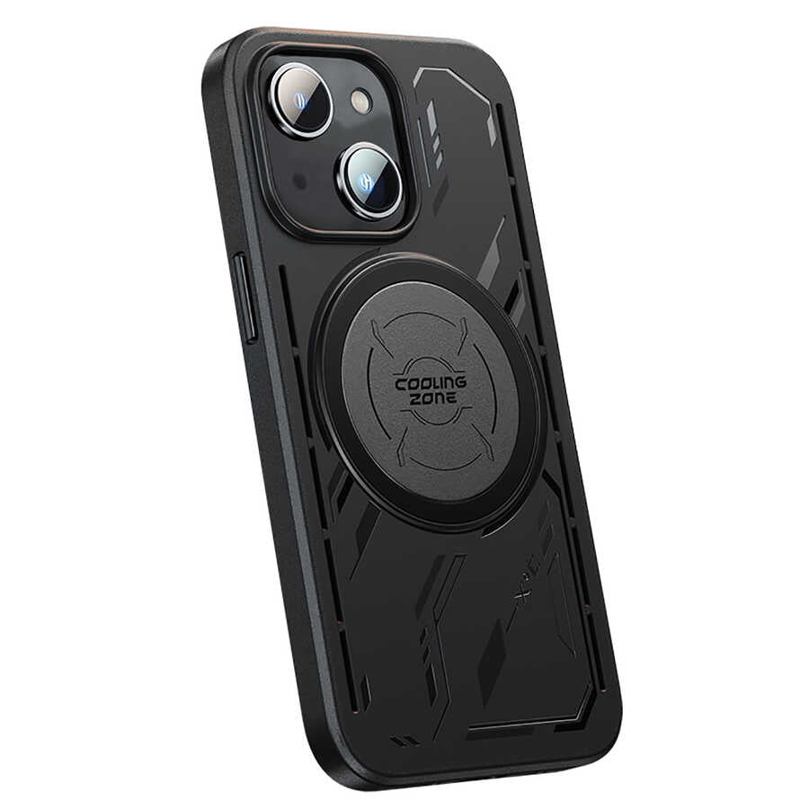 Apple iPhone 13 Kılıf Benks Isınmayı Önleyici Magnetic Oyuncu Telefon Kılıfı Siyah