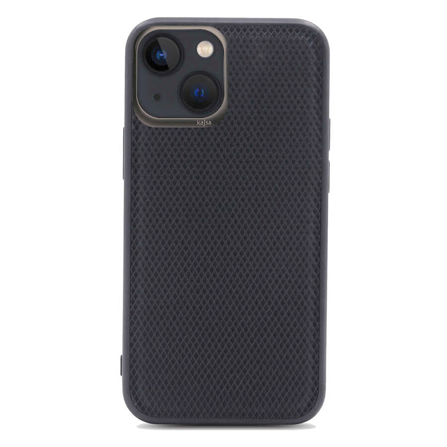 Apple iPhone 13 Kılıf Kajsa Preppie Serisi Dark Kapak NO1