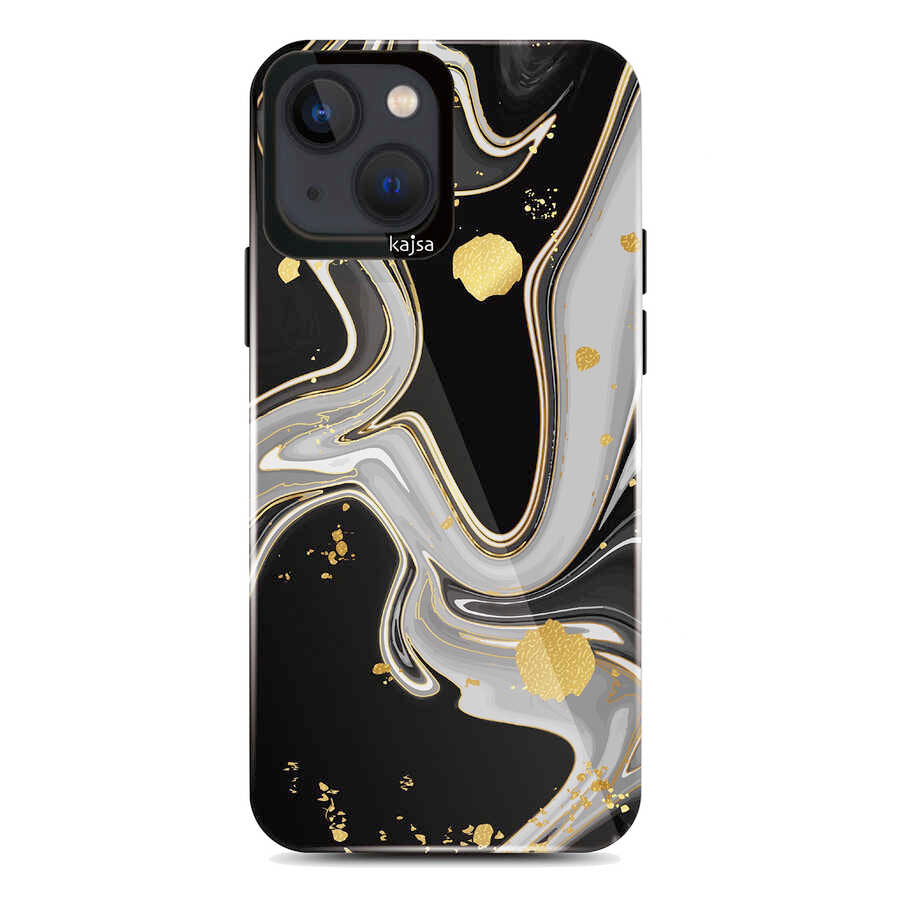 Apple iPhone 13 Kılıf Kajsa Shield Plus Abstract Serisi Arka Kapak NO1