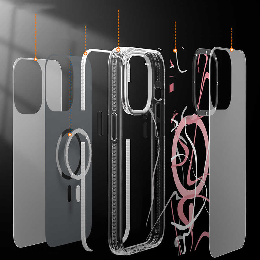 Apple iPhone 13 Kılıf M-safe Şarj Özellikli Youngkit Water-Ink Serisi Kapak Yeşil