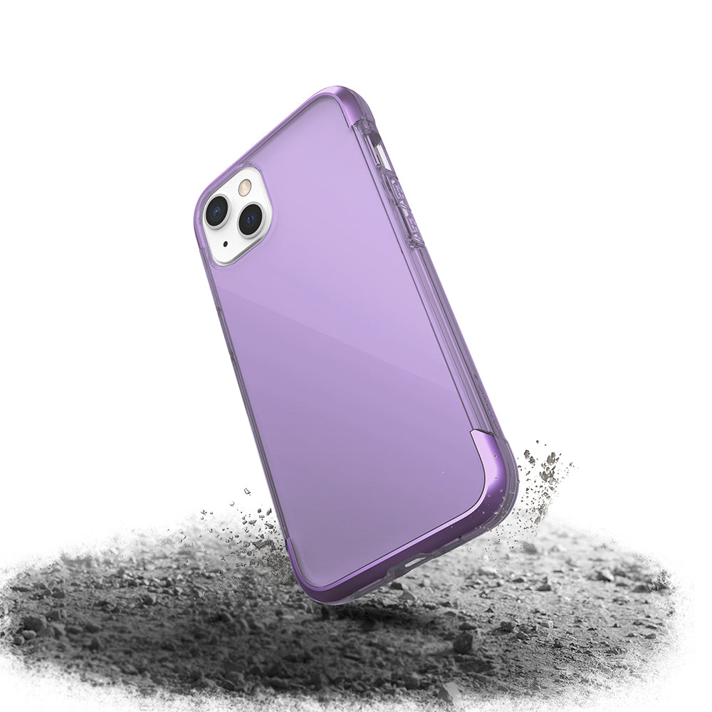 Apple iPhone 13 Kılıf Raptic Air Serisi Airbag Tasarımlı Metal Köşelikli Şeffaf Kapak Colorful