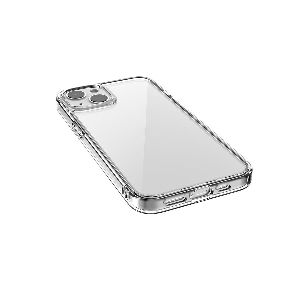 Apple iPhone 13 Kılıf Raptic Glass Plus Serisi Şeffaf Kapak Şeffaf