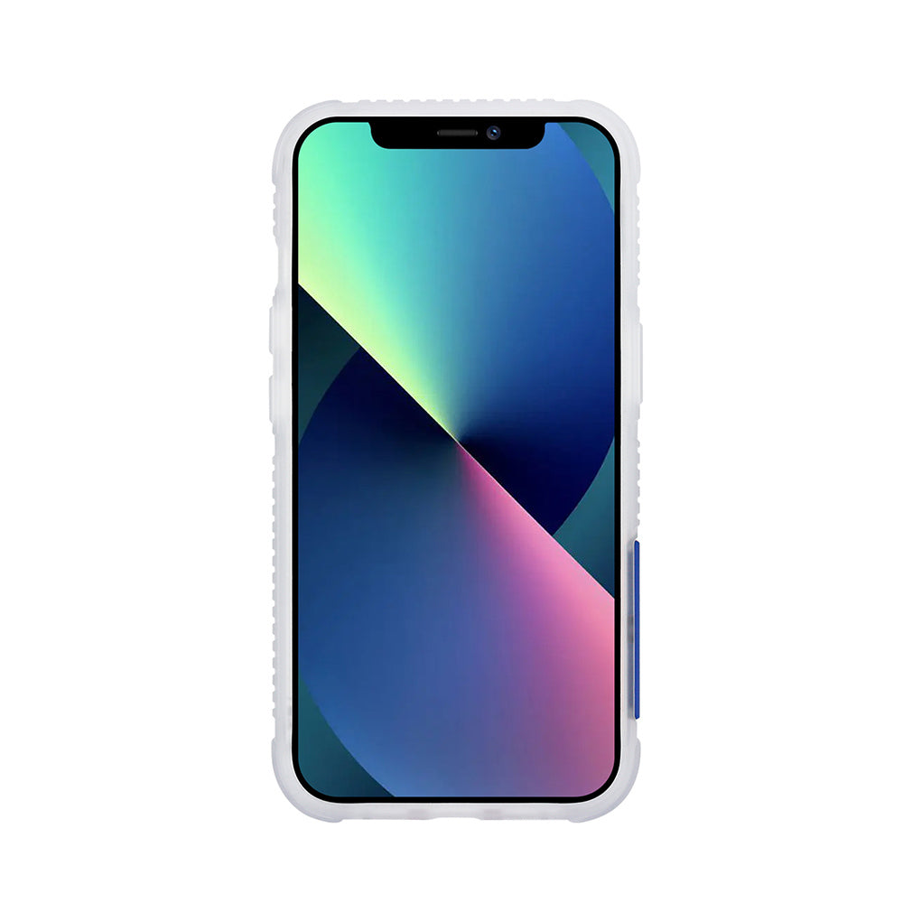 Apple iPhone 13 Kılıf Skinarma Şeffaf Desenli Standlı Ryoiki Kapak Siyah-Kırmızı